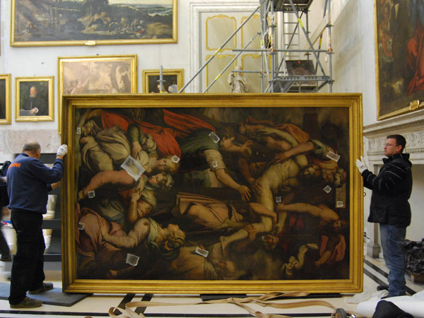 Caravaggio meets Vasari: works start